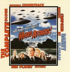 Mars Attacks! Soundtrack (Danny Elfman) - CD cover