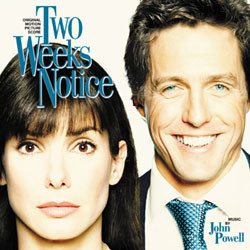 Two Weeks Notice Soundtrack (John Powell) - CD cover