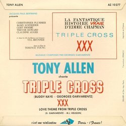 Triple Cross Soundtrack (Georges Garvarentz) - CD Trasero