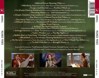 Mildred Pierce Soundtrack (Carter Burwell) - CD Achterzijde