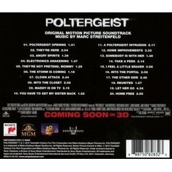 Poltergeist Soundtrack (Marc Streitenfeld) - CD Back cover