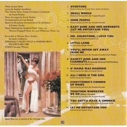 Gypsy Soundtrack (Original Cast, Stephen Sondheim, Jule Styne) - cd-inlay