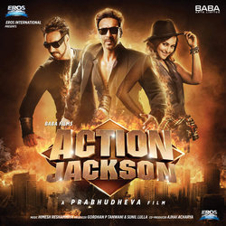 Action Jackson Soundtrack (Sandeep Chowta, Himesh Reshammiya) - CD cover