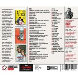 The World of Suzie Wong / Eddy Duchin Story / Picnic Soundtrack (George Duning) - CD Back cover