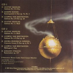 Sisi und der Kaiserku Soundtrack (Various Artists) - CD Back cover