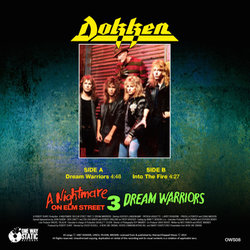 Dream Warriors - Into the Fire Soundtrack (Dokken ) - CD Back cover
