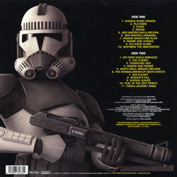 Star Wars: The Clone Wars Soundtrack (Kevin Kiner) - CD Back cover