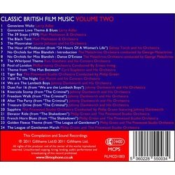 Classic British Film Music : Volume 2 Soundtrack (Various Artists) - CD Back cover