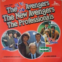 The Avengers & The New Avengers / The Professionals Soundtrack (Laurie Johnson) - CD cover