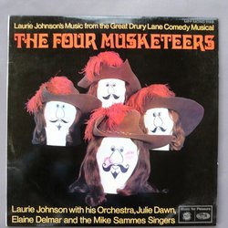 The Four Musketeers Soundtrack (Laurie Johnson, Herbert Kretzmer) - CD cover