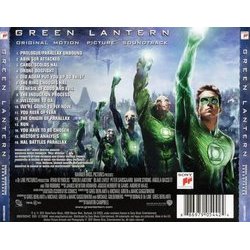 Green Lantern Soundtrack (James Newton Howard) - CD Back cover