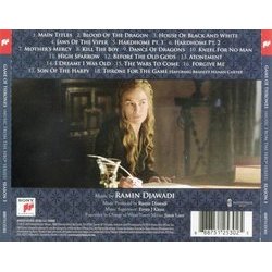 Game Of Thrones: Season 5 Soundtrack (Ramin Djawadi) - CD Back cover