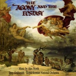 The Agony and the Ecstasy Soundtrack (Alex North) - CD cover