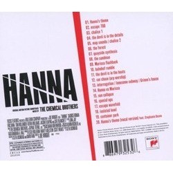 Hanna Soundtrack (The Chemical Brothers) - CD Achterzijde