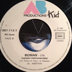 Bioman Soundtrack (Bernard Minet, Jean-Franois Porry, Grard Salesses) - cd-inlay