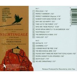 Nightingale: A New Musical Soundtrack (Charles Strouse, Charles Strouse) - CD Back cover