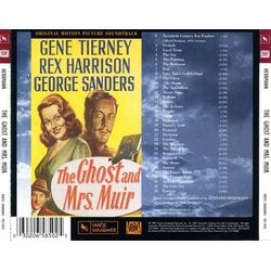 The Ghost and Mrs. Muir Soundtrack (Bernard Herrmann) - CD Back cover