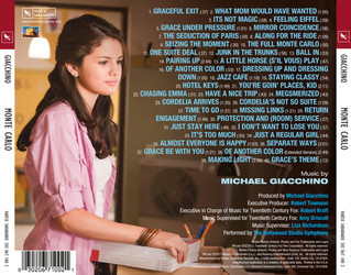Monte Carlo Soundtrack (Michael Giacchino) - CD Achterzijde