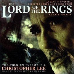 The Lord of the Rings: At Dawn in Rivendell Soundtrack (Peter Hall, Christopher Lee, Caspar Reiff) - CD cover