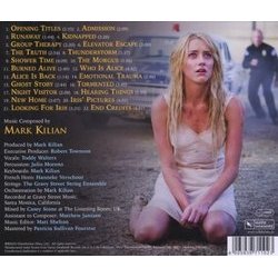 The Ward Soundtrack (Mark Kilian) - CD Back cover