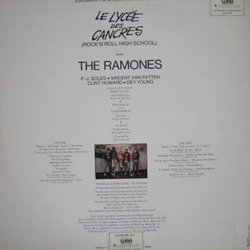 Le Lyce des Cancres Soundtrack (Various Artists) - CD Back cover