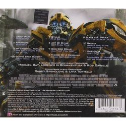 Transformers: Dark of the Moon Soundtrack (Various Artists) - CD Back cover
