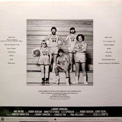 One on One Soundtrack (Dash Crofts, Charles Fox, James Seals, Paul Williams) - CD Back cover