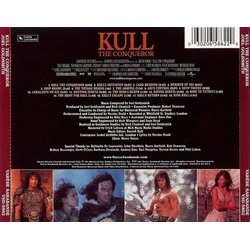 Kull the Conqueror Soundtrack (Joel Goldsmith) - CD Back cover
