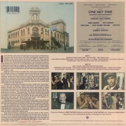 One Mo' Time Soundtrack (Original Cast) - CD Back cover