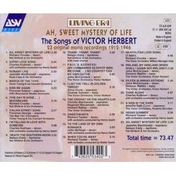 Ah Sweet Mystery of Life Soundtrack (Various Artists, Victor Herbert) - CD Trasero