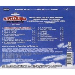 Eccezzziunale Veramente - Capitolo Secondo... me Soundtrack (Federico De Robertis) - CD Back cover