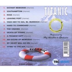 Titanic Soundtrack (Ray Hamilton Orchestra, James Horner) - CD Trasero