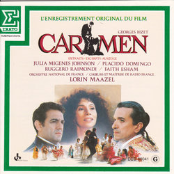 Carmen Soundtrack (Various Artists, Georges Bizet) - CD cover