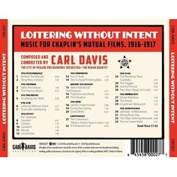Loitering Without Intent Soundtrack (Carl Davis) - CD Back cover