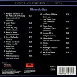 Filmmelodien Soundtrack (Various Artists, James Last) - CD Back cover