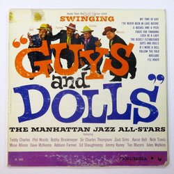 Swinging Guys and Dolls Soundtrack (Frank Loesser, The Manhattan Jazz All Stars) - CD cover