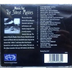 Music for Silent Movies Soundtrack (Various Artists) - CD Trasero