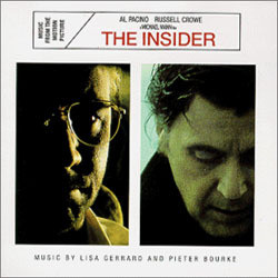 The Insider Soundtrack (Pieter Bourke, Lisa Gerrard, Graeme Revell, Gustavo Santaolalla) - CD cover