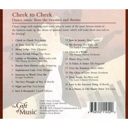 Cheek to Cheek Soundtrack (Various Artists, Various Artists) - CD Back cover