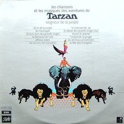 Les Chansons Et Les Musiques Des Aventures De Tarzan Seigneur De La Jungle Soundtrack (Grard Calvi, Philippe Combelle, Franois Rauber) - CD cover