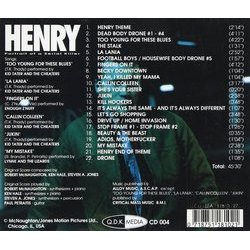 Henry: Portrait of a Serial Killer Soundtrack (Various Artists, Ken Hale, Steven A. Jones, Robert McNaughton) - CD Back cover