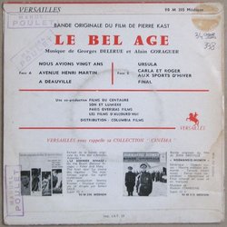 Le Bel ge Bande Originale (Georges Delerue, Alain Goraguer) - CD Arrire