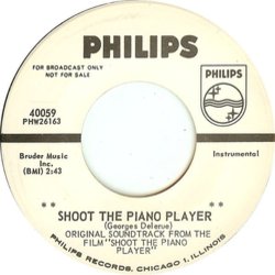 Shoot The Piano Player / Theme From Jules And Jim Bande Originale (Georges Delerue) - Pochettes de CD