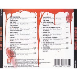 Le Meilleur de Tarantino Soundtrack (Various Artists) - CD Back cover