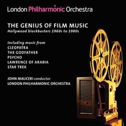 The Genius of Film Music: Hollywood Blockbusters, 1960s-1980s Soundtrack (Various Artists) - CD cover
