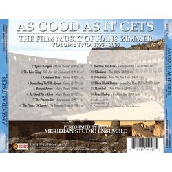 As Good As It Gets: The Film Music of Hans Zimmer: Vol. 2: 1994-2004 Soundtrack (Dominik Hauser, Hans Zimmer) - CD Trasero