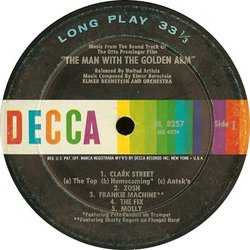 The Man With The Golden Arm Soundtrack (Elmer Bernstein) - cd-cartula