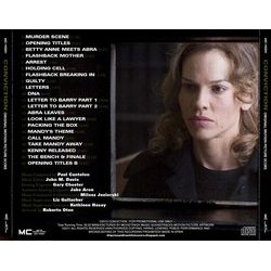 Conviction Soundtrack (Paul Cantelon) - CD Back cover