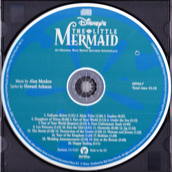 The Little Mermaid Soundtrack (Various Artists, Alan Menken) - cd-inlay
