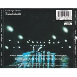 Thief Soundtrack ( Tangerine Dream) - CD Back cover